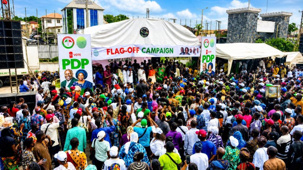 Massive Crowd As PDP Flags Off Presidential, NASS Campaigns In Ogun Central Senatorial District