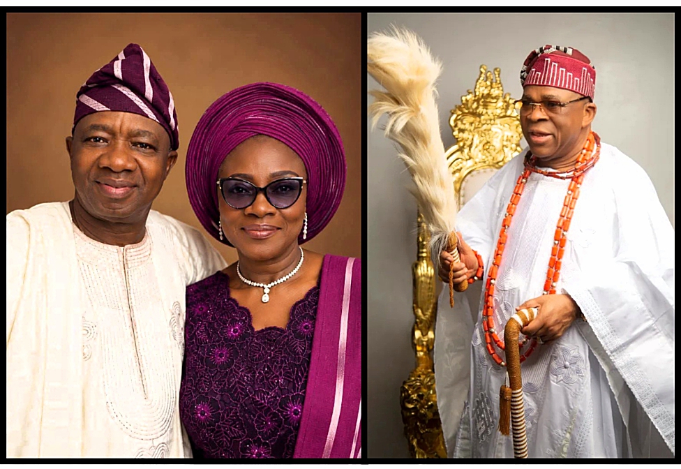 Owa Obokun Honours Chief Afolabi Igbaroola and Wife with Chieftaincy Titles for Selfless Service to Ijesaland